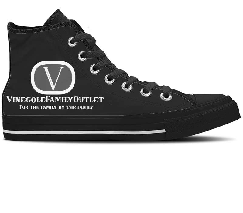 Design Your Own - Black High Tops