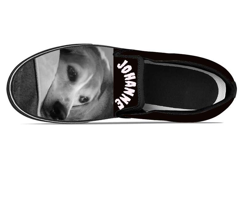 Design Your Own - Slip Ons Black