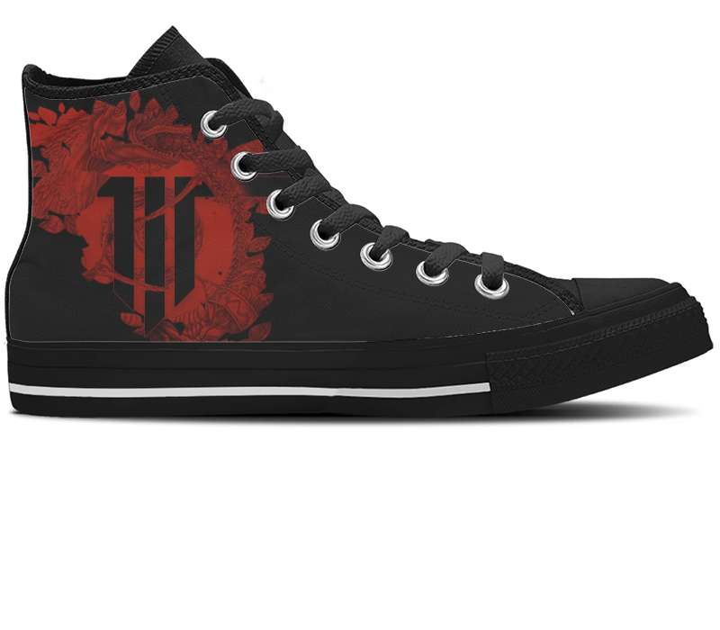 Design Your Own - Black High Tops