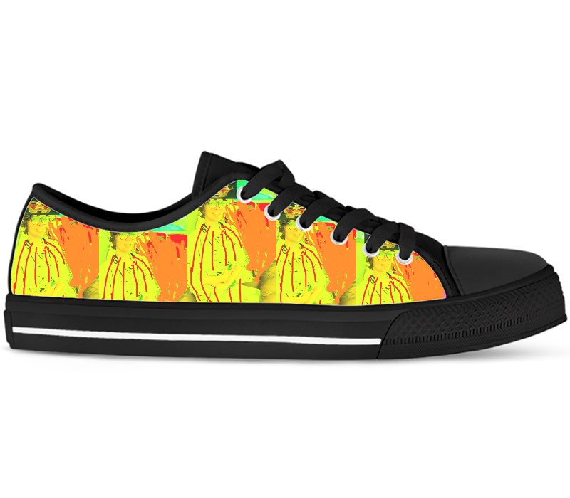 Design Your Own - Black Low Tops