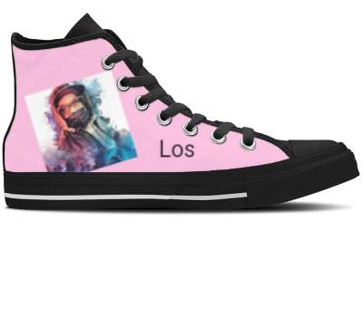 Design Your Own - Black High Tops