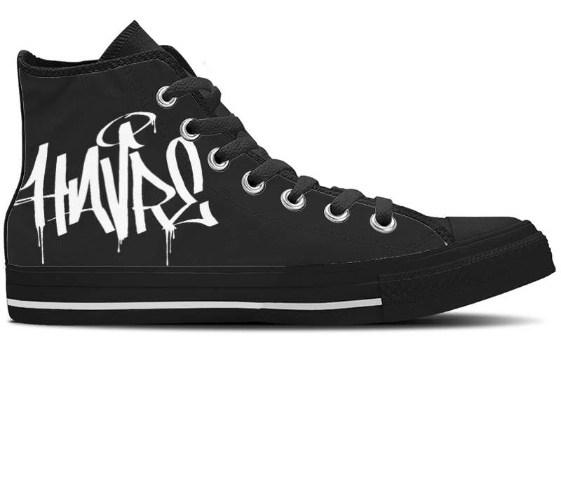 Design Your Own - Black High Tops
