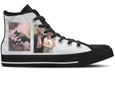 Design Your Own - Black High Tops