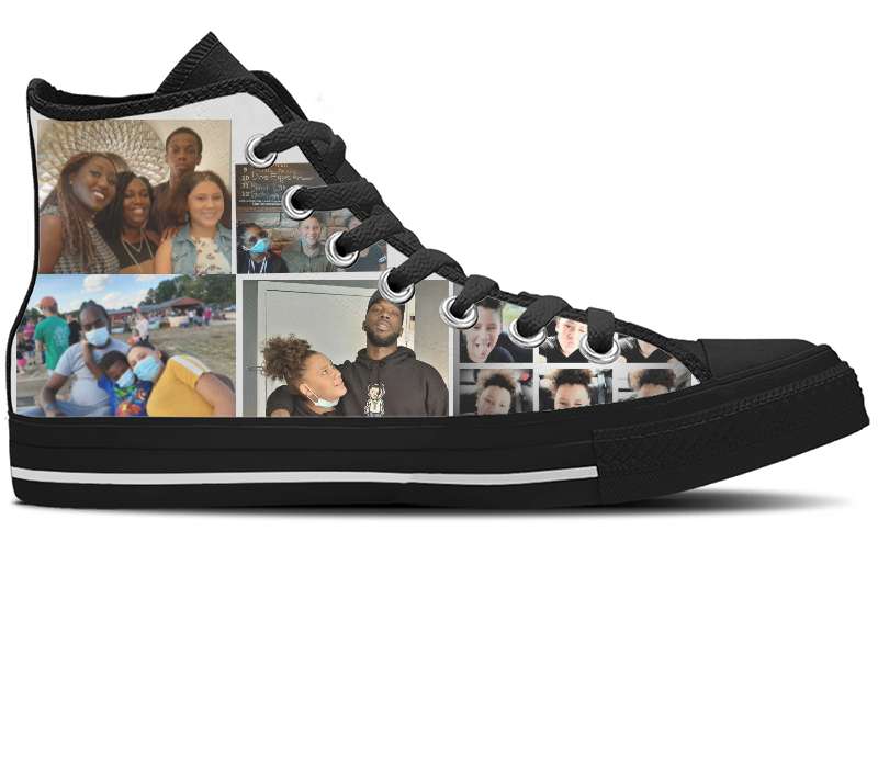 Design Your Own - Black High Tops