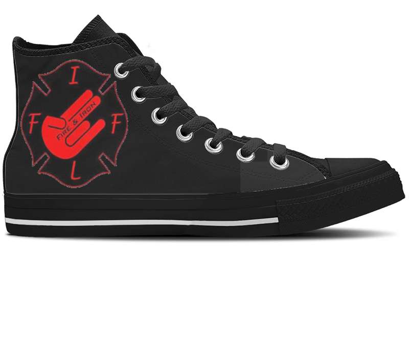 Design Your Own - Black High Tops