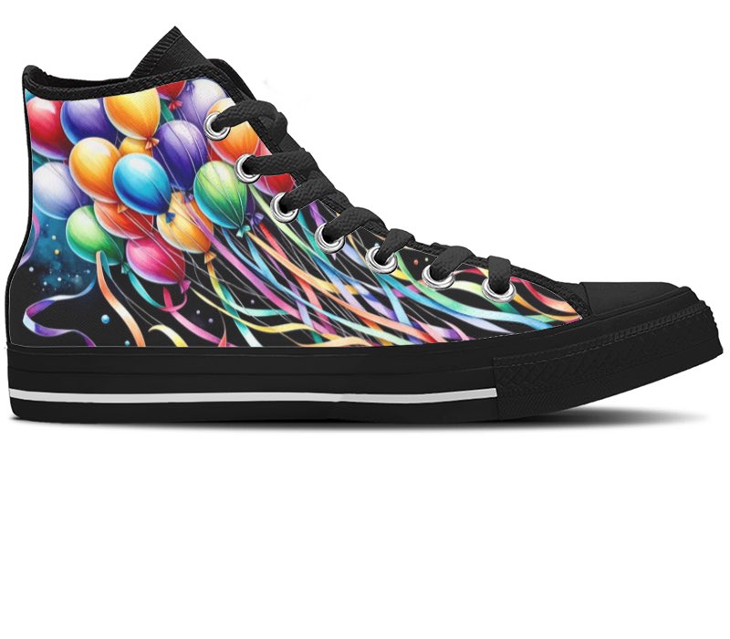 Design Your Own - Black High Tops