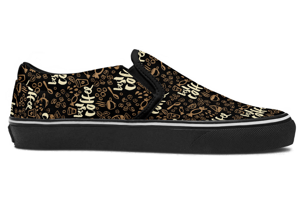 Coffee Slip Ons