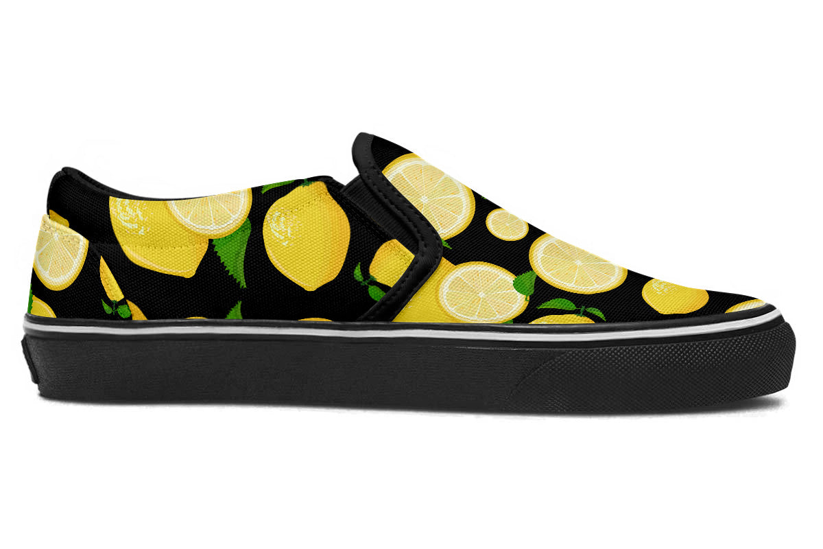 Lemon Slip Ons