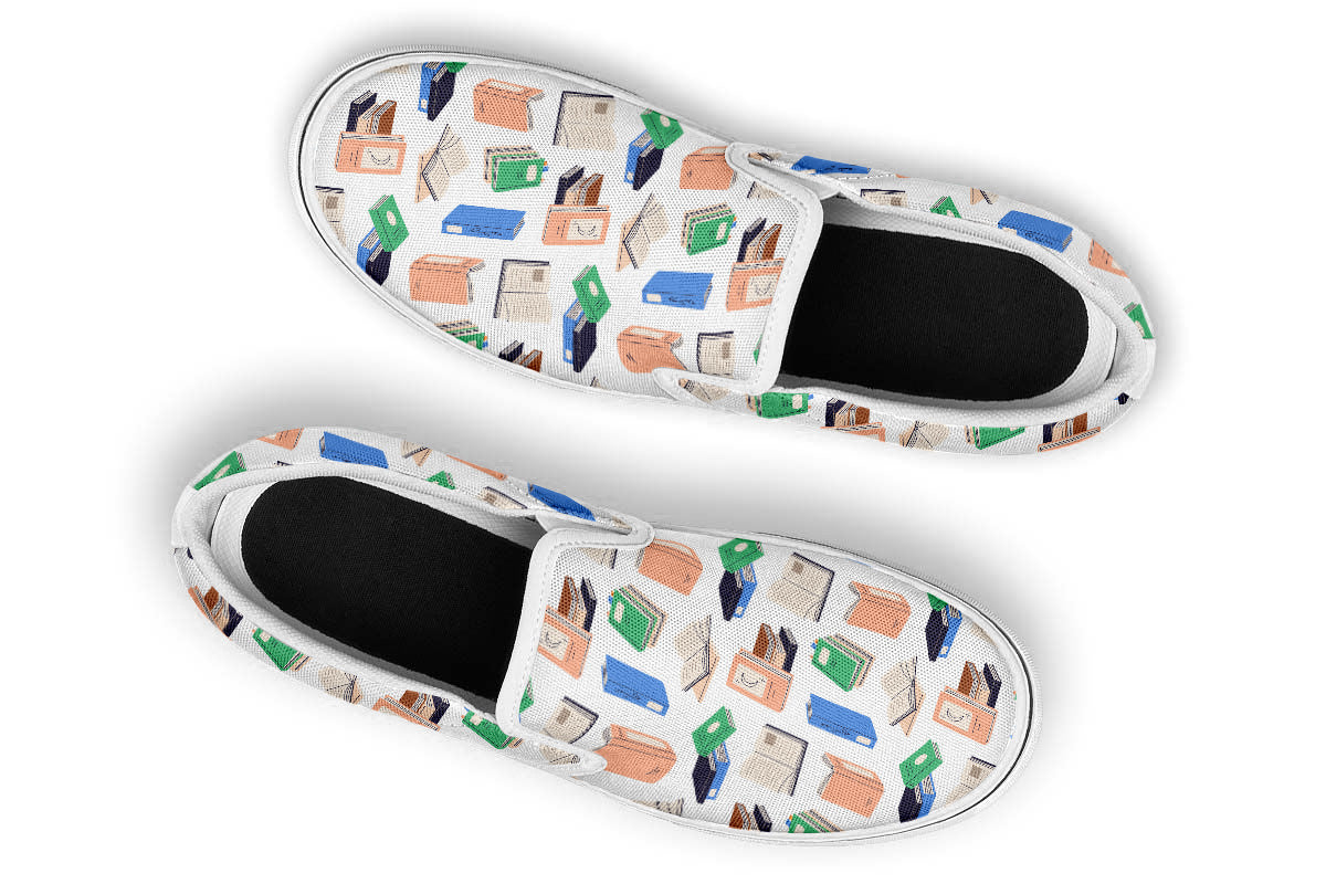 Books Slip Ons