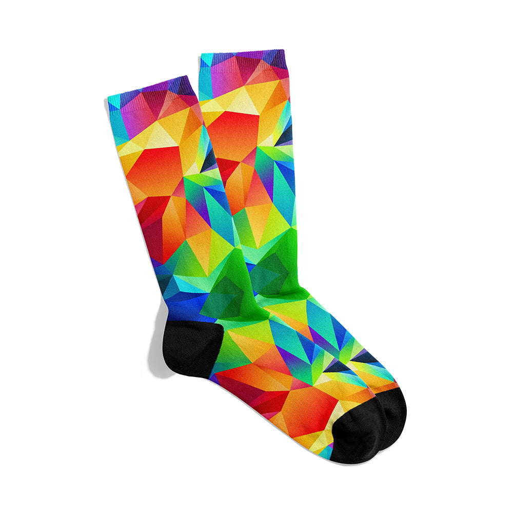 Multicolor Prism Socks