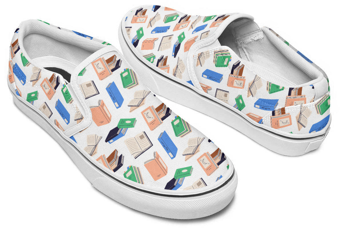 Books Slip Ons