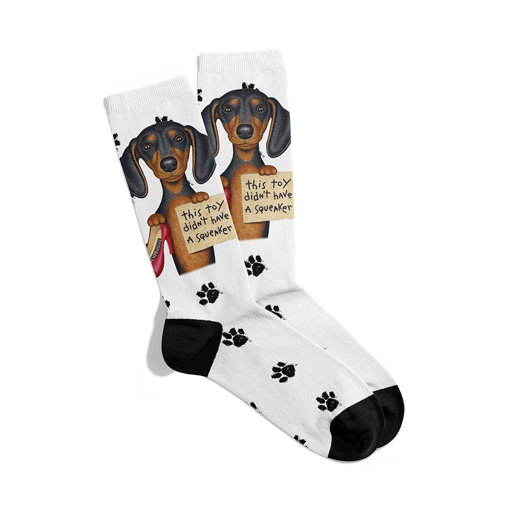 Naughty Dachshund Socks