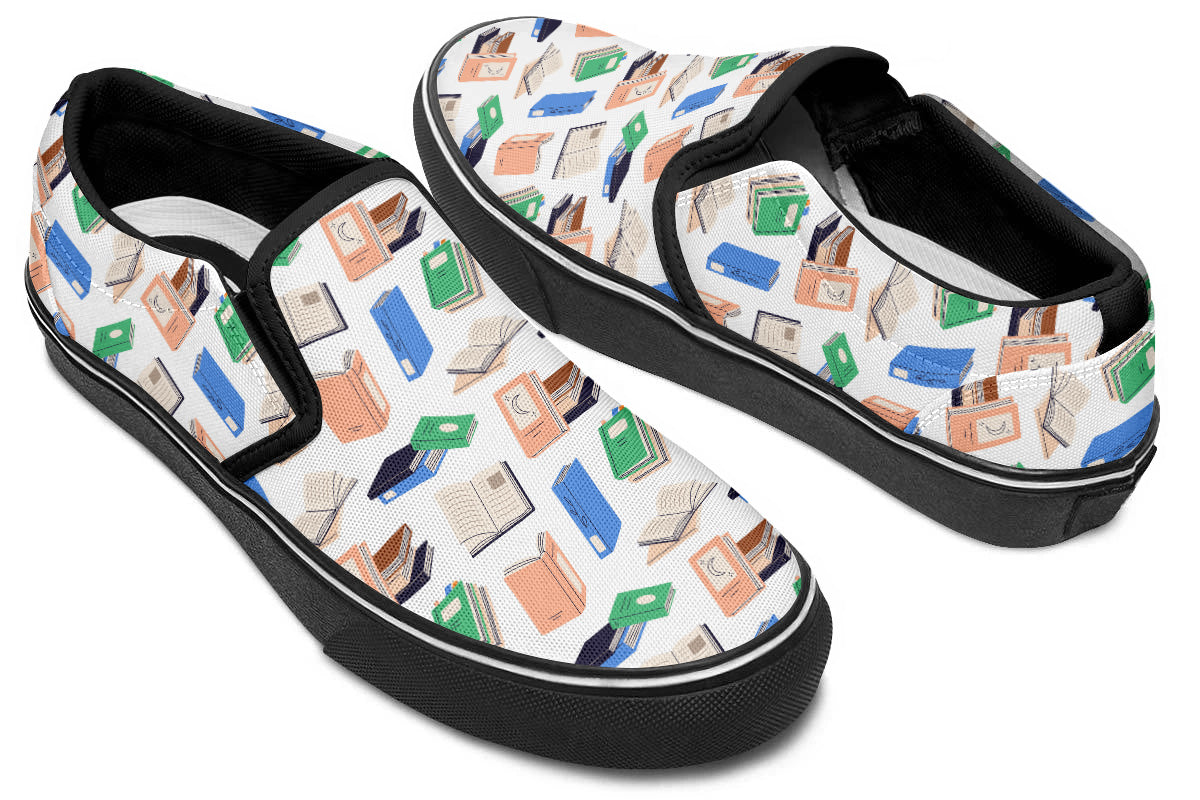 Books Slip Ons