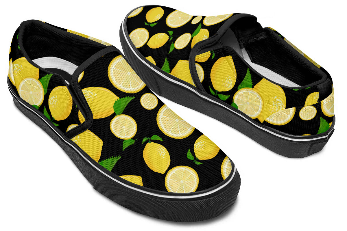 Lemon Slip Ons