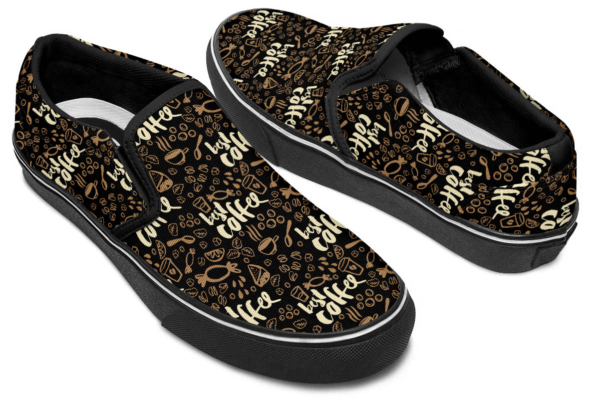 Coffee Slip Ons