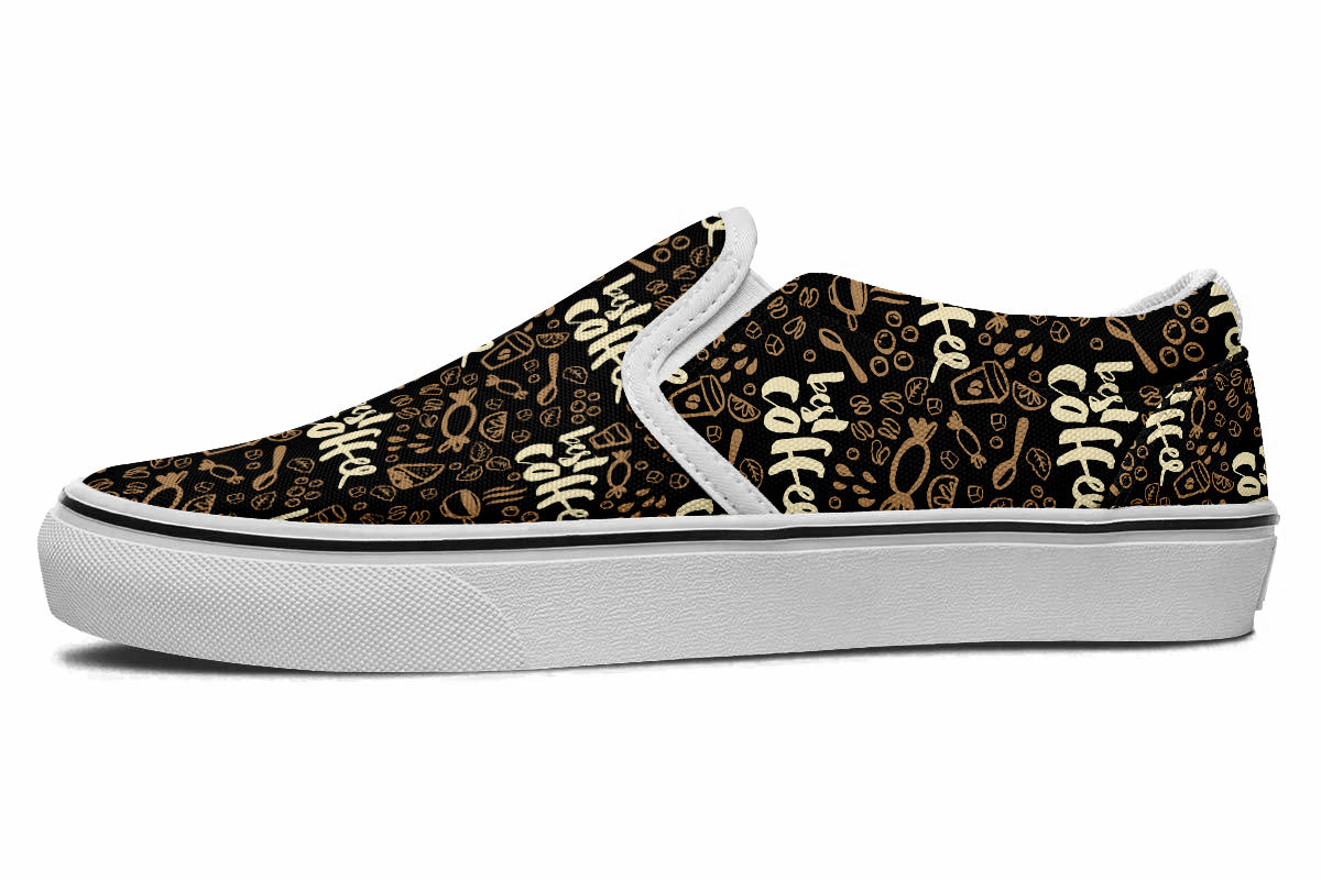Coffee Slip Ons