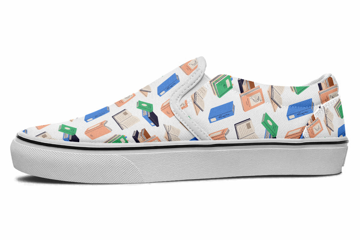 Books Slip Ons