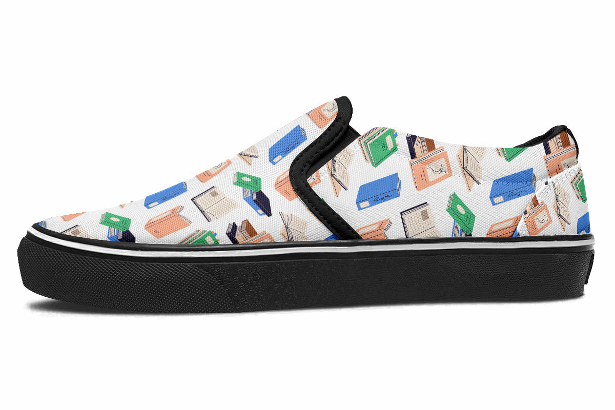 Books Slip Ons