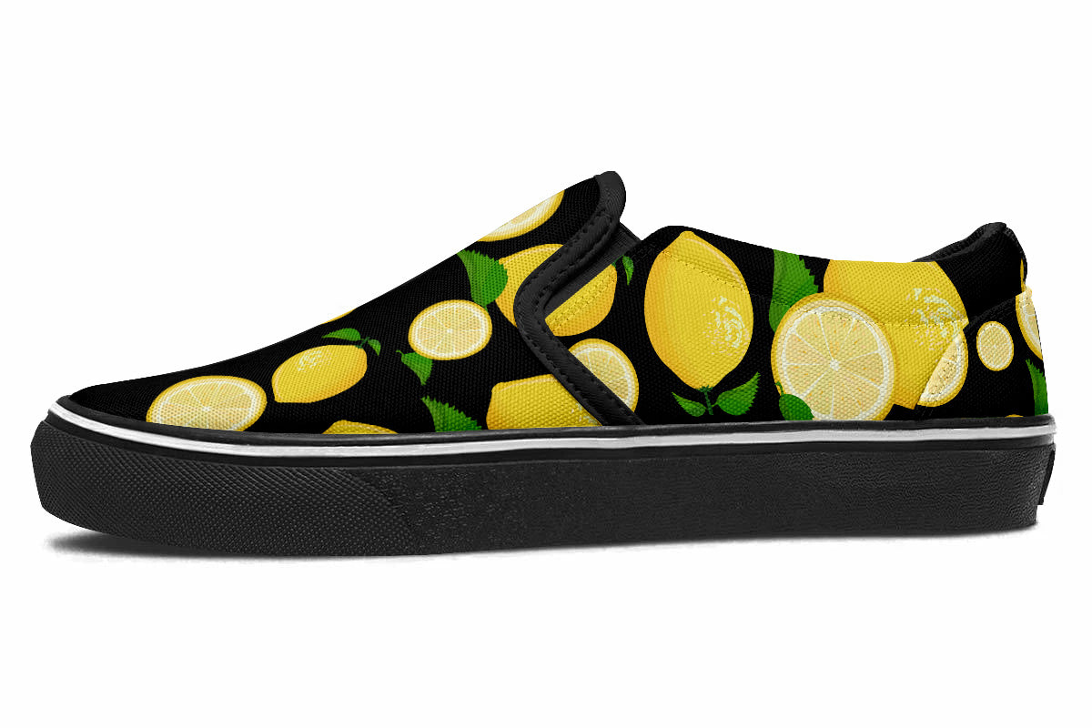 Lemon Slip Ons