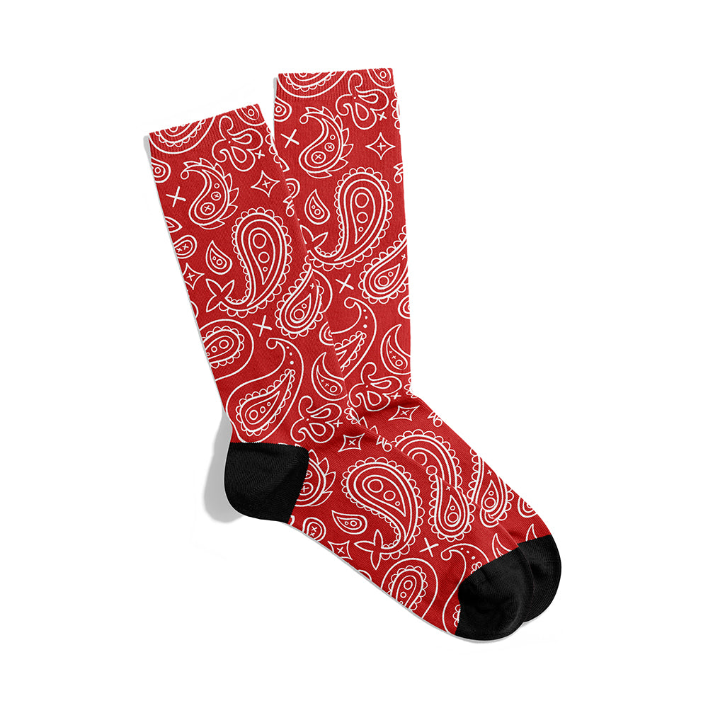 Red Bandana Socks
