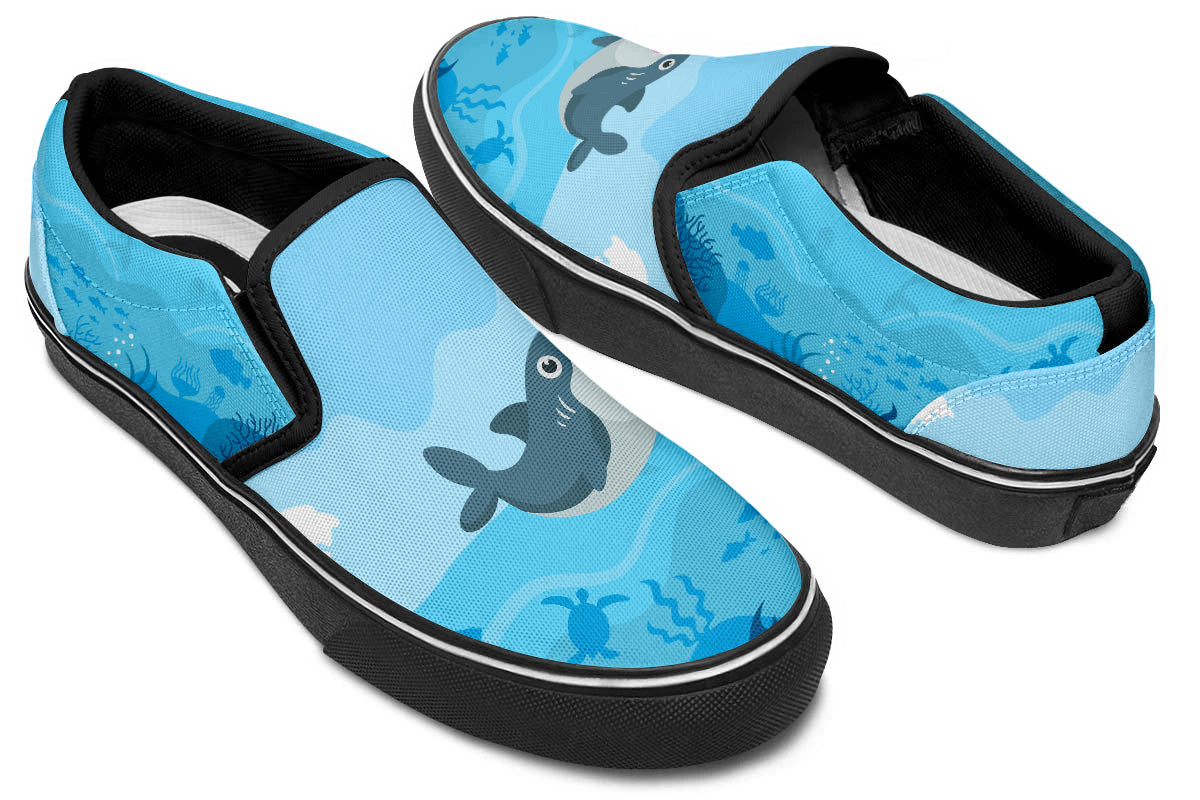 Shark Slip Ons