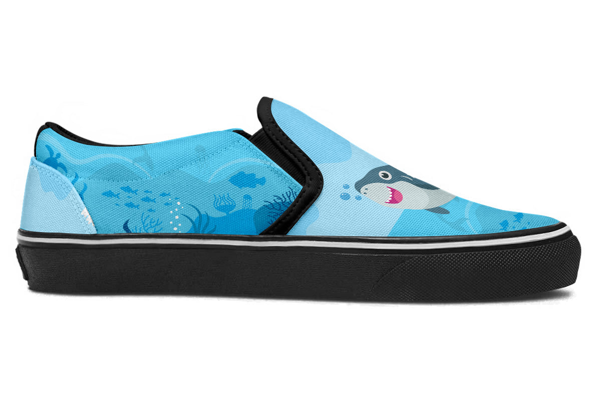 Shark Slip Ons