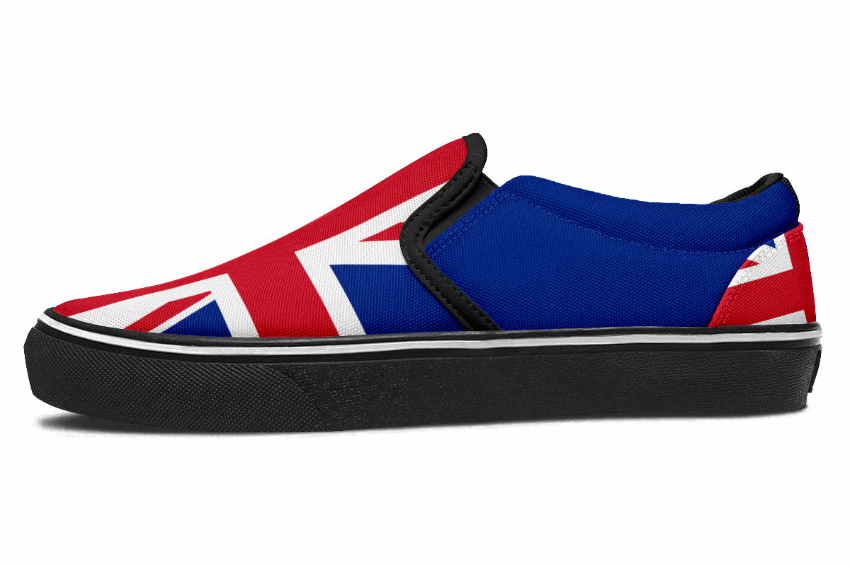 Union Jack Slip Ons
