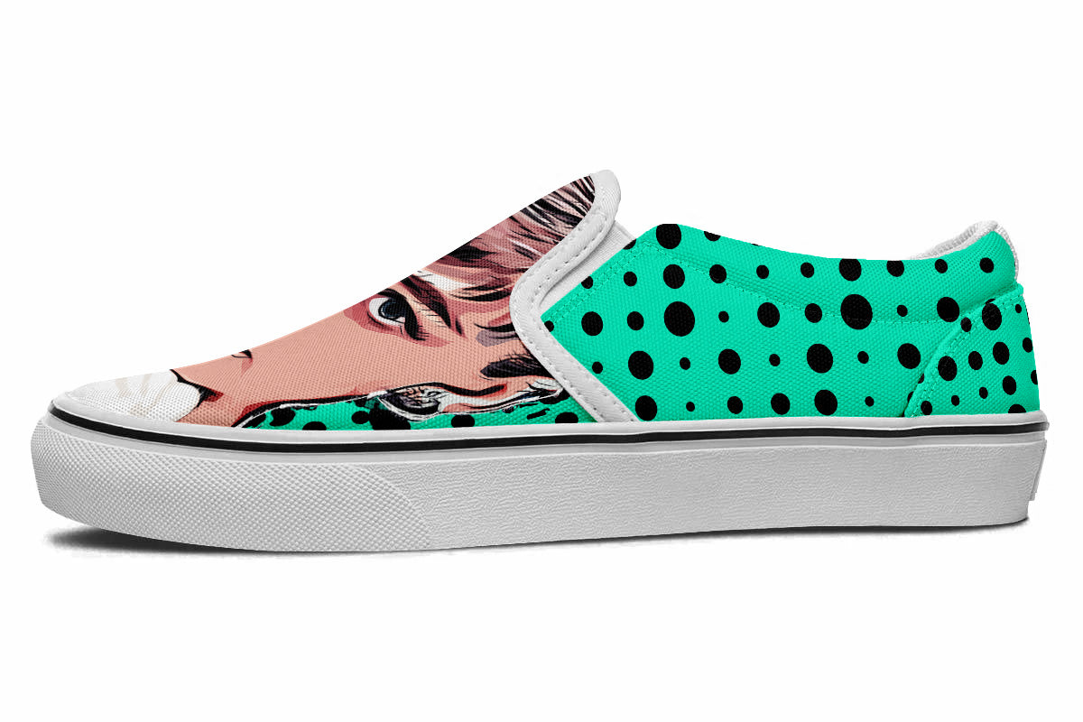 Audrey Hepburn Slip Ons