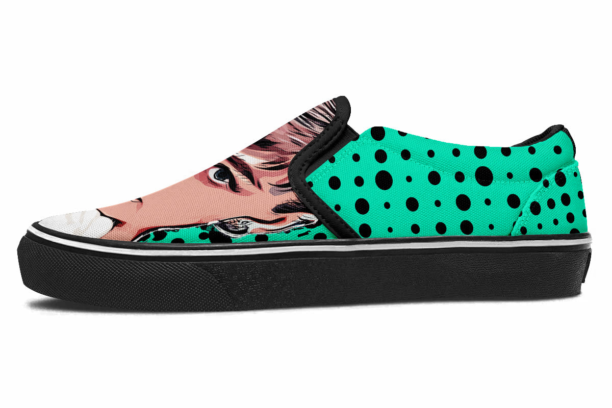 Audrey Hepburn Slip Ons