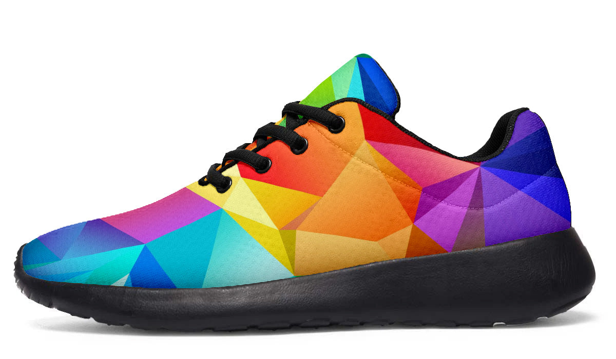 Custom Kiks Multicolor Prism Sport Shoes – Bold & Colorful Running Sneakers