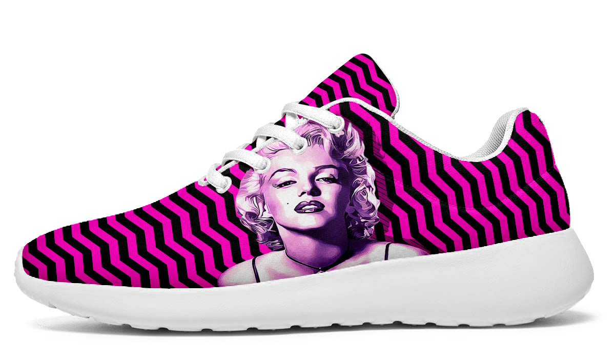 marilyn monroe pink dress shoes Did you know that Marilyn Monroe's Diamonds Are a Girl's Best Friend look in Gentlemen Prefer Blondes almost wasn't pink at all? Originally, Travilla designed a dazzling $4,000 showgirl costume covered
