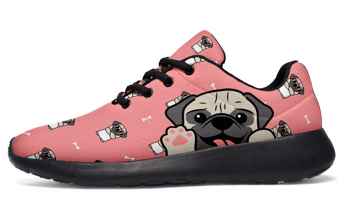 Pug Doodle Shoes