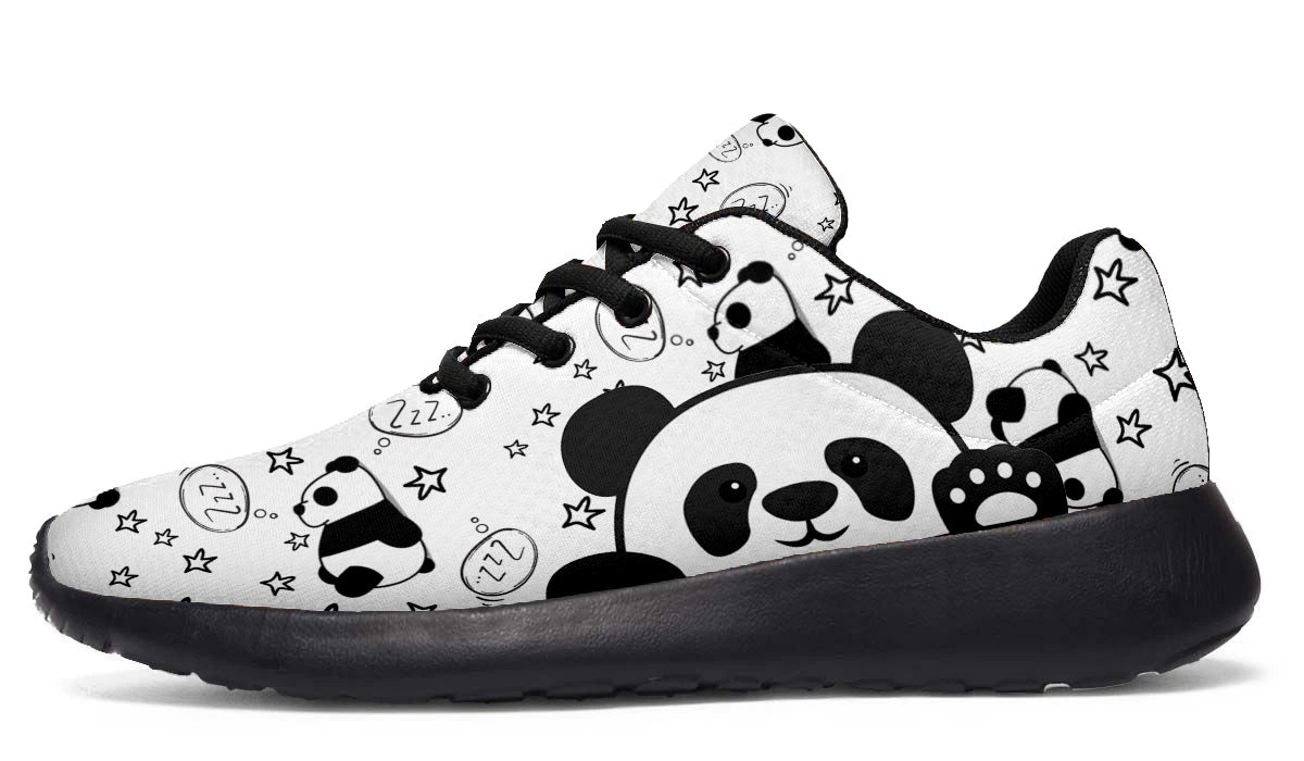 Lazy Panda Doodle Shoes