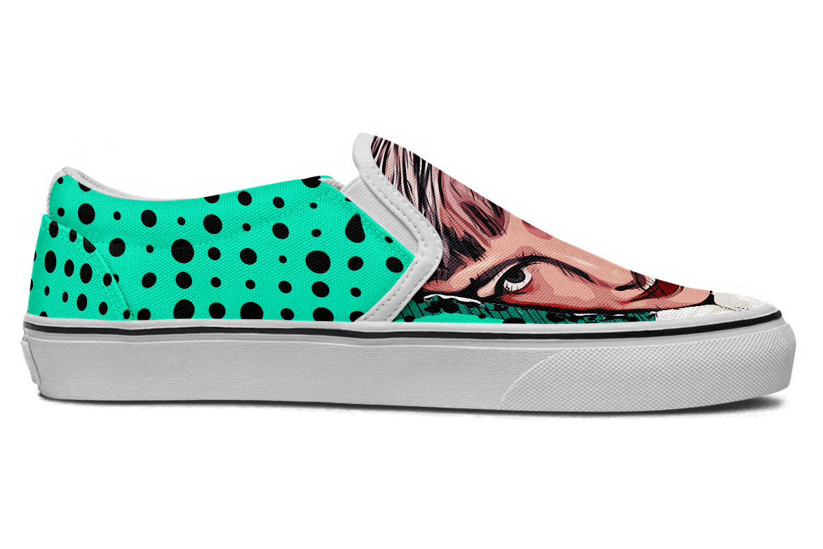 Audrey Hepburn Slip Ons