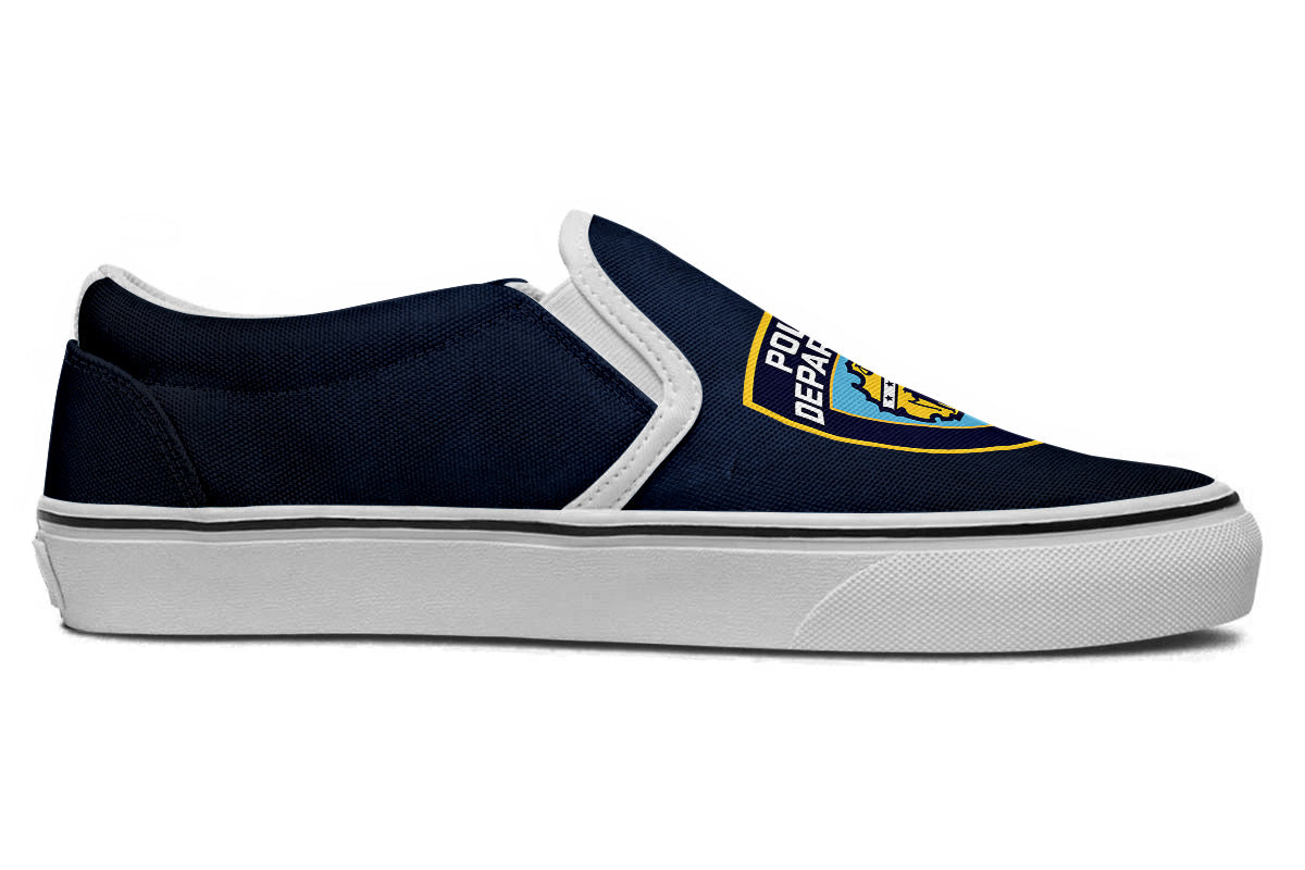 Police Slip Ons