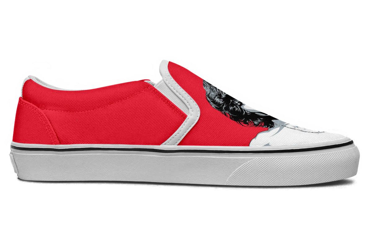 Jim Morrison Slip Ons