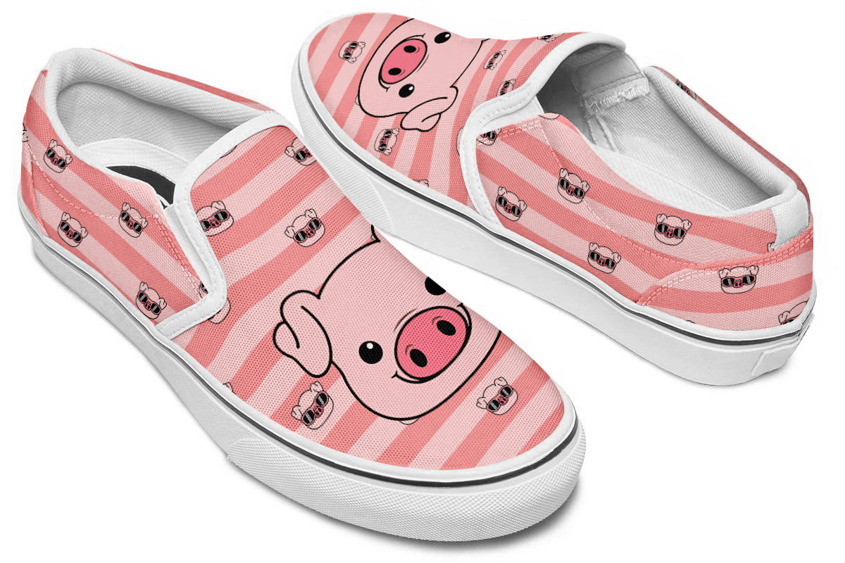 Piggy Doodle Slip Ons