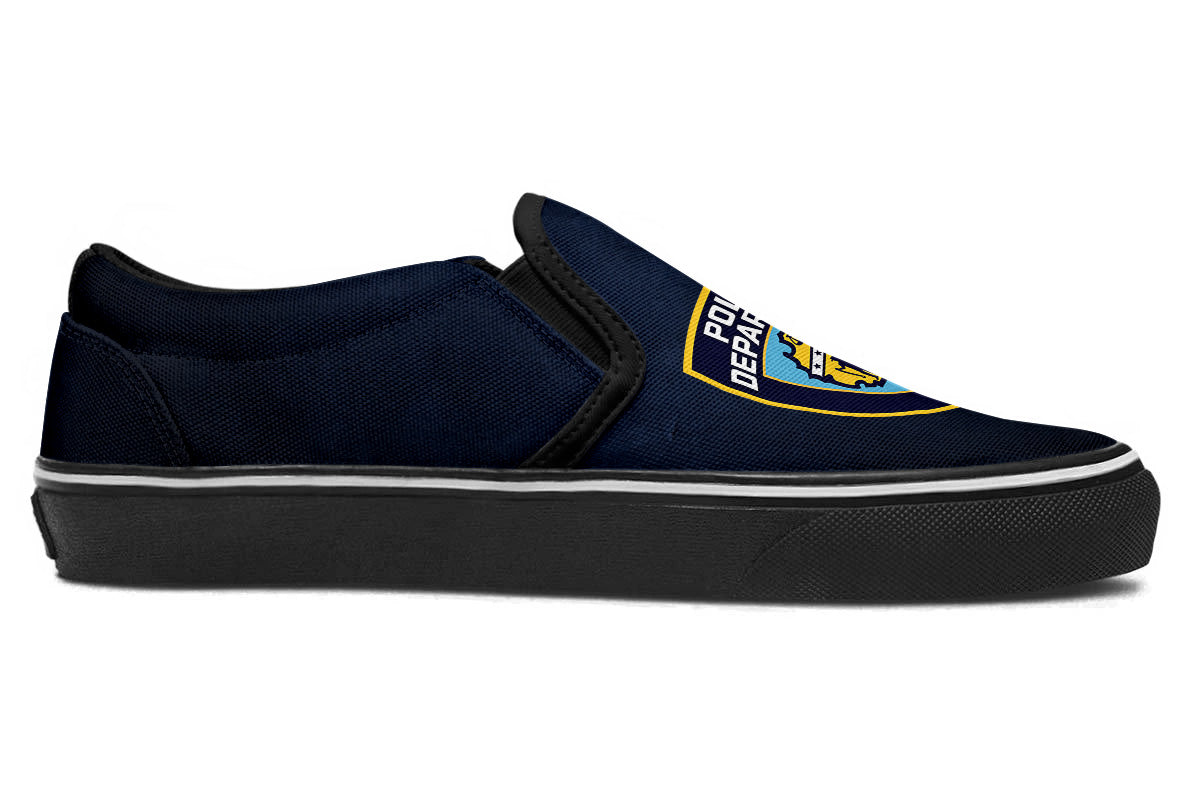 Police Slip Ons