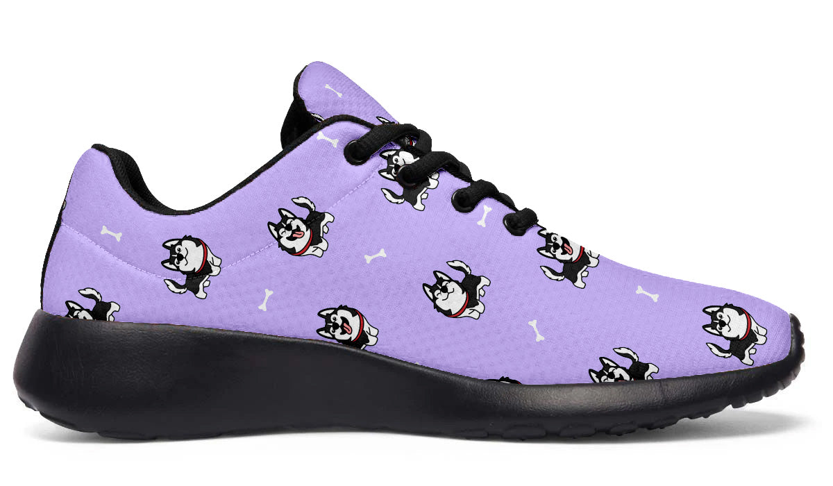 Siberian Husky Doodle Shoes