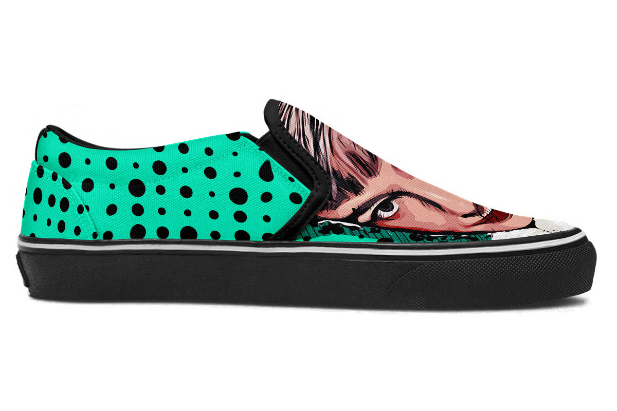 Audrey Hepburn Slip Ons