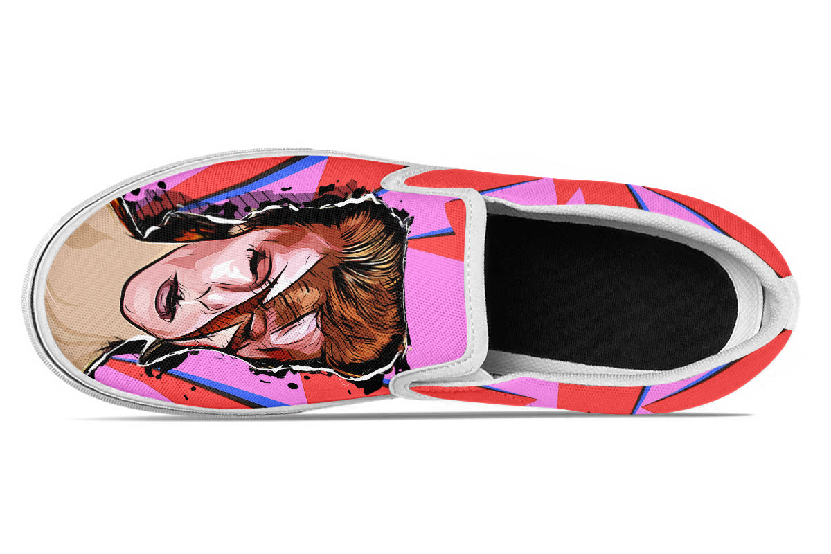 DAVID BOWIE SLIP ONS