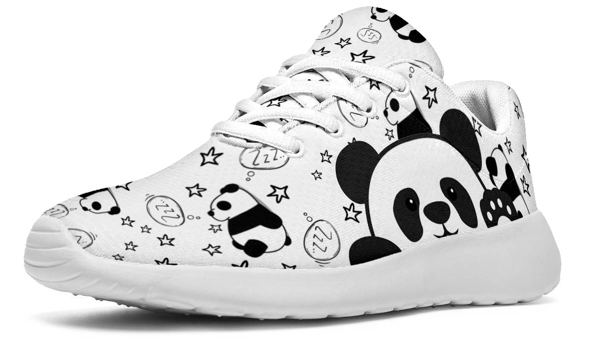 Lazy Panda Doodle Shoes