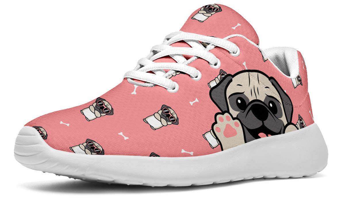 Pug Doodle Shoes