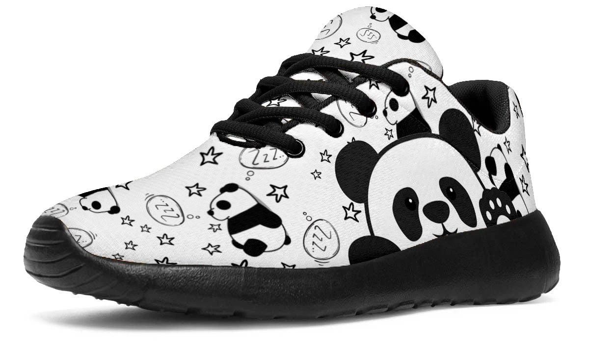 Lazy Panda Doodle Shoes