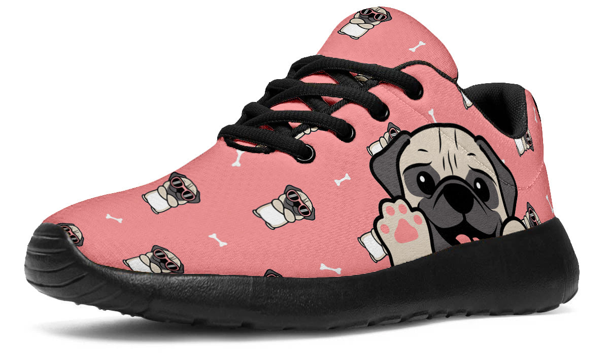 Pug Doodle Shoes