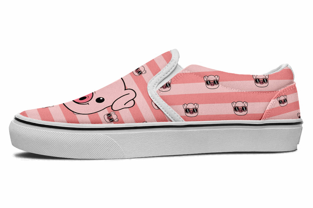 Piggy Doodle Slip Ons