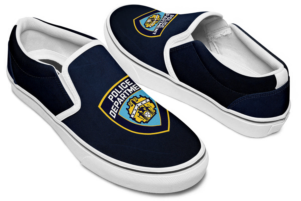Police Slip Ons