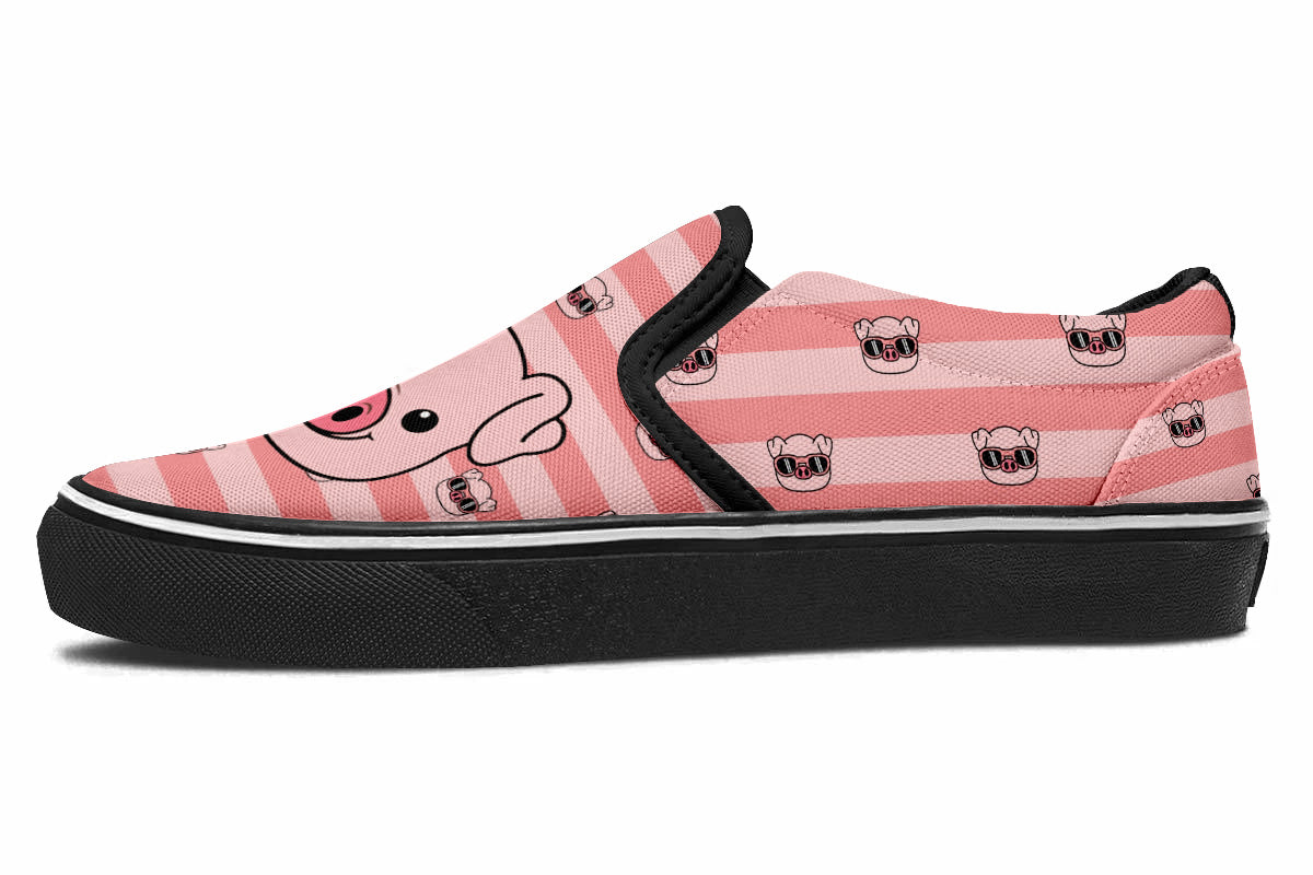 Piggy Doodle Slip Ons
