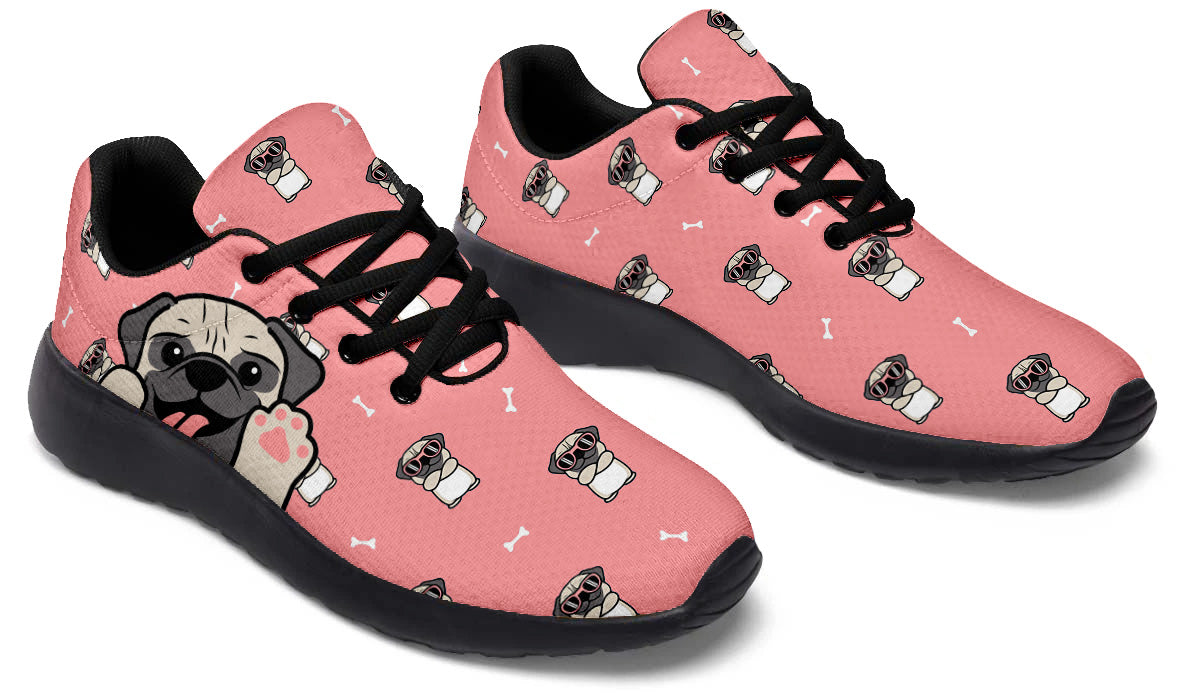 Pug Doodle Shoes