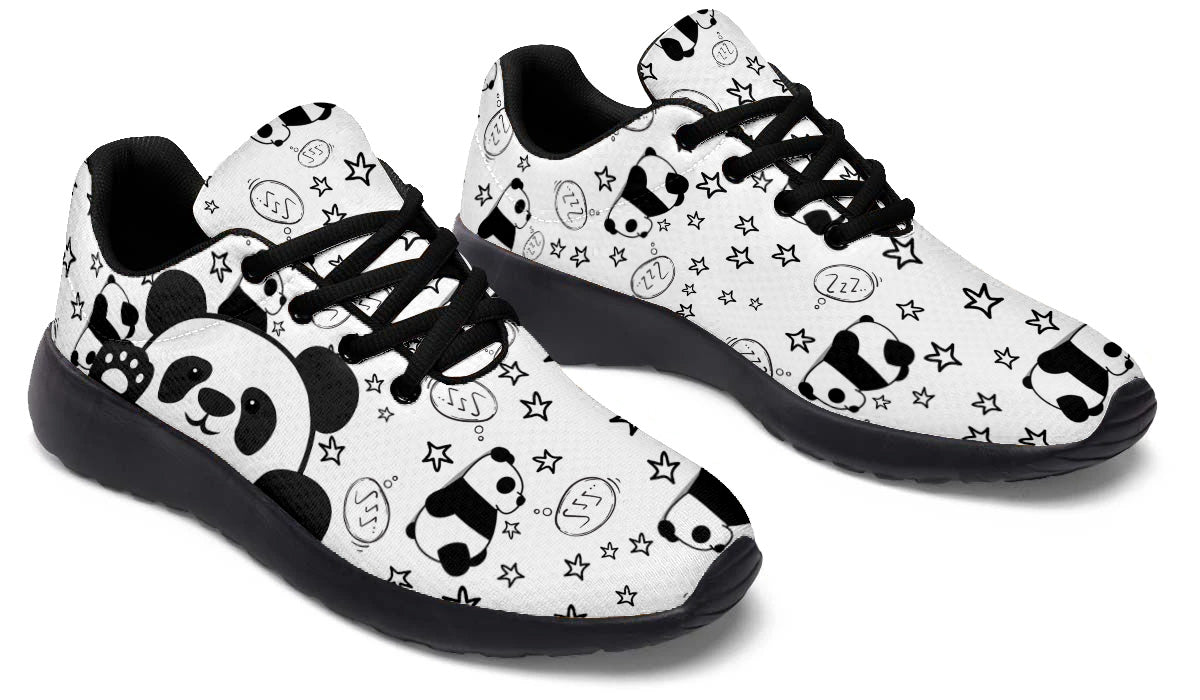 Lazy Panda Doodle Shoes